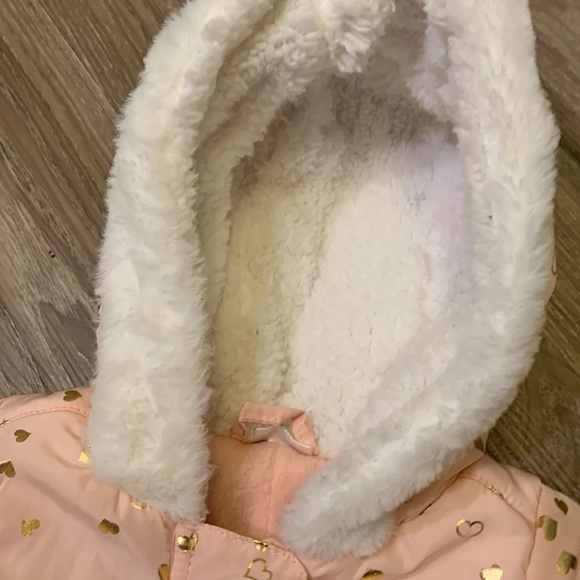 Baby snow suit pink size 6M - Picture 4 of 8